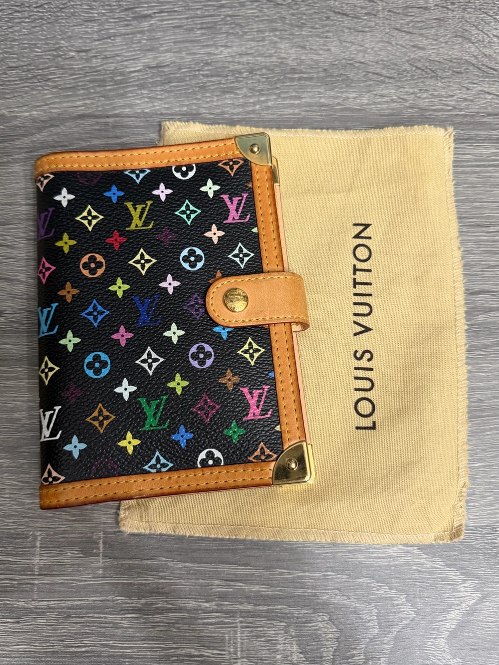 Vintage Louis Vuitton | Murakami Multicolor Agenda PM